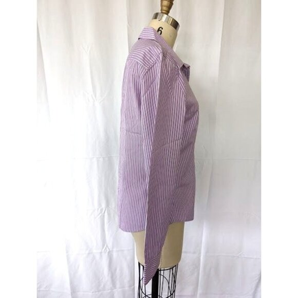 Talbots‎ Haberdashery Shirt Women's Button Down Long Sleeve Size 10 Tailored - Picture 4 of 6